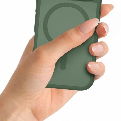 Etui 3mk Misty MagCase na Samsung Galaxy S25 - zielone 3mk Protection