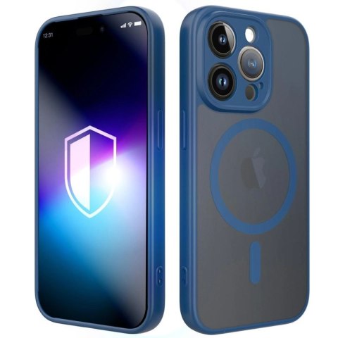 Etui 3mk Misty MagCase na iPhone 15 Pro - niebieskie 3mk Protection