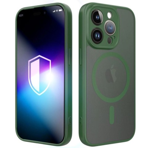 Etui 3mk Misty MagCase na iPhone 15 Pro - zielone 3mk Protection