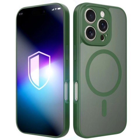 Etui 3mk Misty MagCase na iPhone 16 Pro Max - zielone 3mk Protection