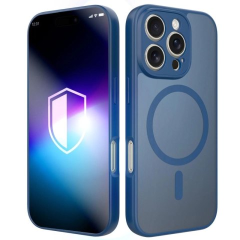 Etui 3mk Misty MagCase na iPhone 16 Pro - niebieskie 3mk Protection
