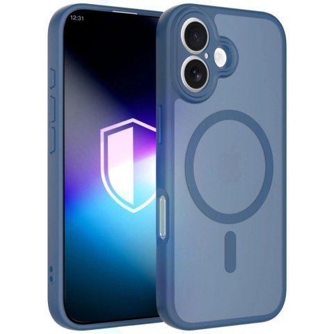 Etui 3mk Misty MagCase na iPhone 16 - niebieskie 3mk Protection