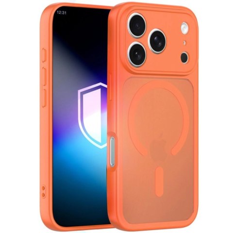 Etui 3mk Misty MagCase na iPhone 17 Pro - - pomarańczowe 3mk Protection