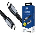 Kabel 3mk Hyper Cable N-SERIES USB-C / USB-C Thunderbolt 4 2m 48V / 5A 40Gb/s 240W 8K60Hz - czarny 3mk Protection