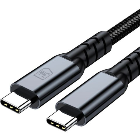 Kabel 3mk Hyper Cable N-SERIES USB-C / USB-C Thunderbolt 4 2m 48V / 5A 40Gb/s 240W 8K60Hz - czarny 3mk Protection