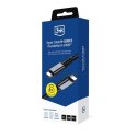 Kabel 3mk Hyper Cable N-SERIES USB-C / USB-C Thunderbolt 4 2m 48V / 5A 40Gb/s 240W 8K60Hz - czarny 3mk Protection