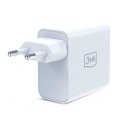 Ładowarka sieciowa 3mk FlowPower 45W 1A1C PD3.0 QC4+ - biała 3mk Protection