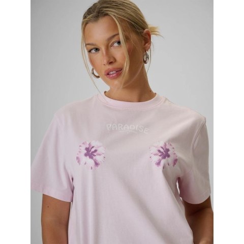 T-shirt loose z nadrukiem damski 4F 4FRSS26TTSHF3882-56S 4f