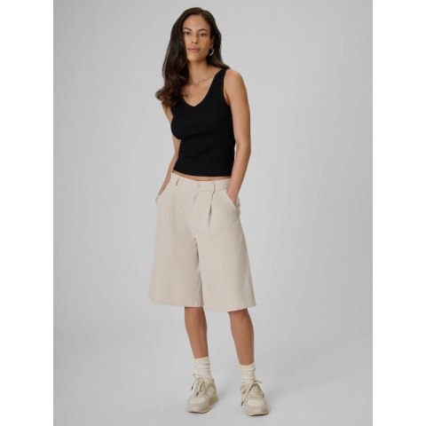 Top slim z prążkowanej dzianiny damsk 4F 4FRSS26TSLEF337-20S 4f