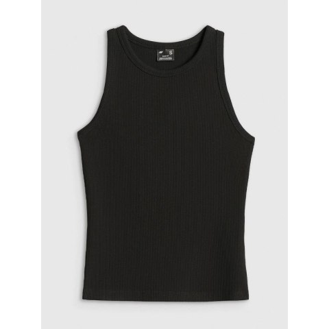Top slim z prążkowanej dzianiny damsk 4F 4FRSS26TSLEF338-20S 4f