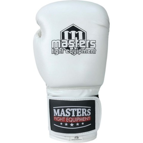 Rękawice bokserskie RPU-WHITE MASTERS FIGHT EQUIPMENT