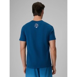 T-shirt regular z nadrukiem męski 4F 4FRSS26TTSHM4304-46S 4f