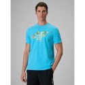 T-shirt regular z nadrukiem męski 4F 4FRSS26TTSHM4305-33S 4f