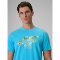 T-shirt regular z nadrukiem męski 4F 4FRSS26TTSHM4305-33S 4f