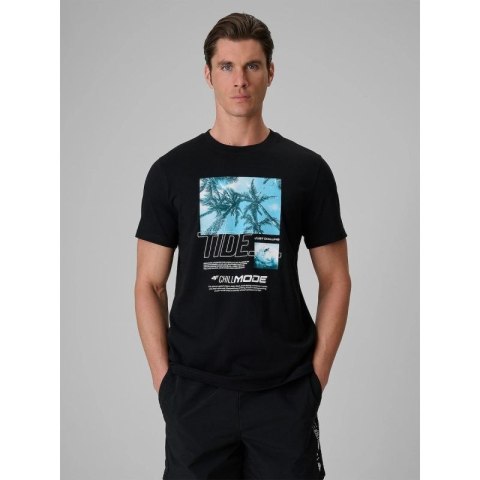 T-shirt regular z nadrukiem męski 4F 4FRSS26TTSHM4321-20S 4f