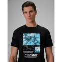T-shirt regular z nadrukiem męski 4F 4FRSS26TTSHM4321-20S 4f