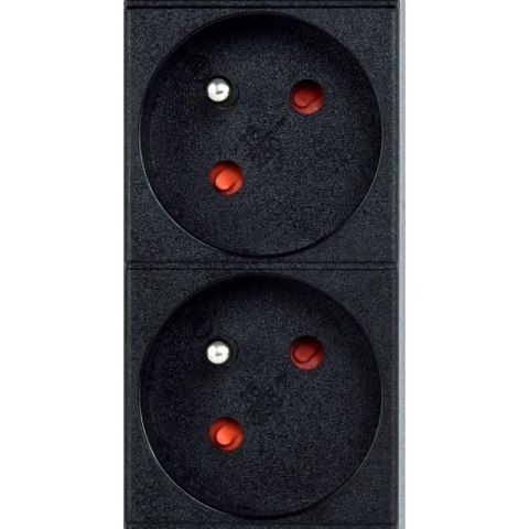 GEMBIRD LISTWA ZASILAJĄCA RACK (PDU) 9 GNIAZD FR, 1U, 16A, WTYK FR, 2M Gembird