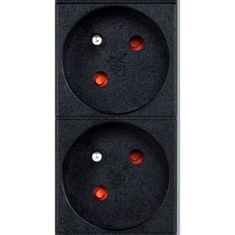 GEMBIRD LISTWA ZASILAJĄCA RACK (PDU) 9 GNIAZD FR, 1U, 16A, WTYK FR, 2M Gembird
