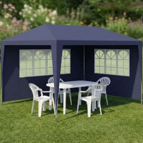 PAWILON NAMIOT OGRODOWY 3X4X2.5M GRANATOWY SASKA GARDEN SASKA