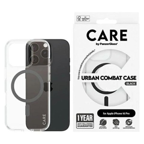 CARE by PanzerGlass Flagship Case iPhone 16 Pro 6.3"" czarny/black MagSafe 1346 PanzerGlass