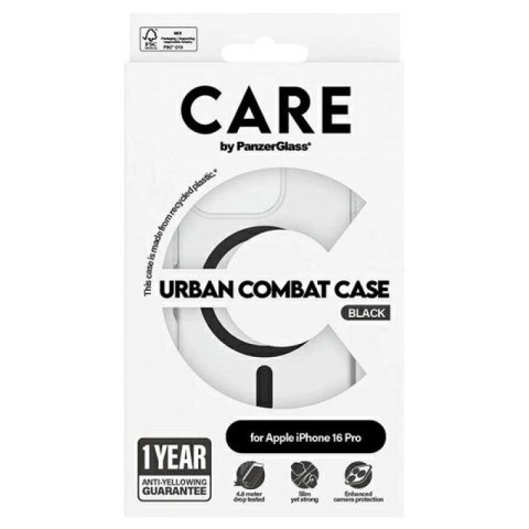 CARE by PanzerGlass Flagship Case iPhone 16 Pro 6.3"" czarny/black MagSafe 1346 PanzerGlass