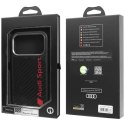 Etui Audi R8 Carbon Fiber MagSafe do iPhone 17 Pro - czarne Audi