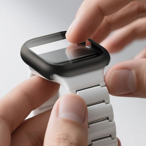 Szkło ochronne AMAZINGTHING Radix z etui na Apple Watch Series 11 42 mm - czarne AmazingThing