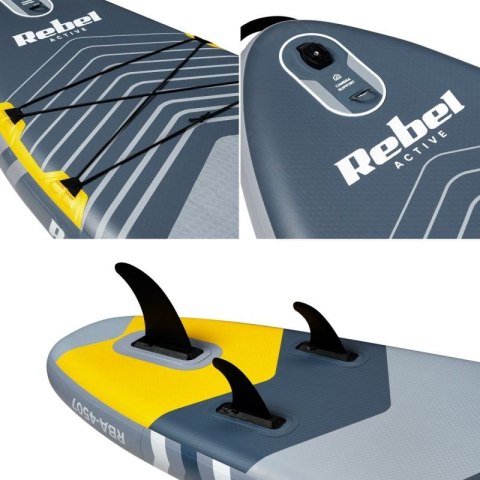 Deska SUP REBEL ACTIVE RBA-4507 - szara Rebel