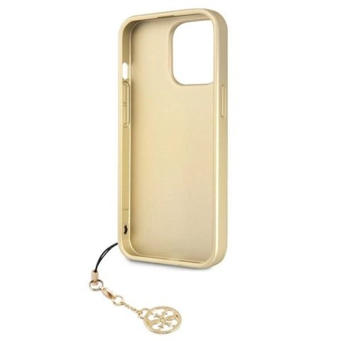 Etui Guess 4G Charms Collection na iPhone 13 Pro / iPhone 13 - brązowe Guess