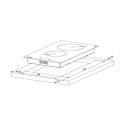 Płyta ceramiczna AKPO PKA 30830/2 czarna AKPO