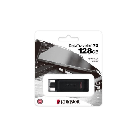 KINGSTON FLASH 128GB USB-C 3.2 Gen1 DataTraveler 70 Kingston