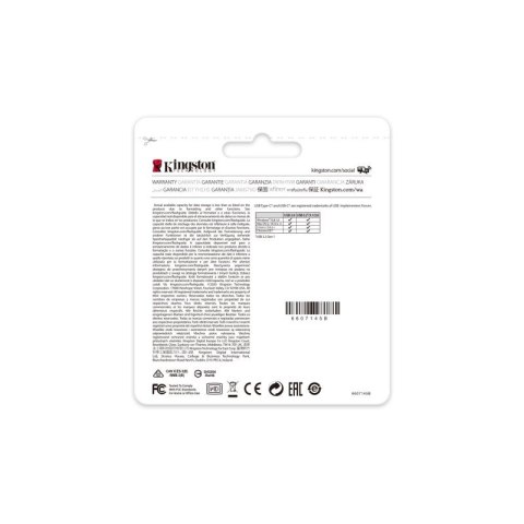 KINGSTON FLASH 128GB USB-C 3.2 Gen1 DataTraveler 70 Kingston