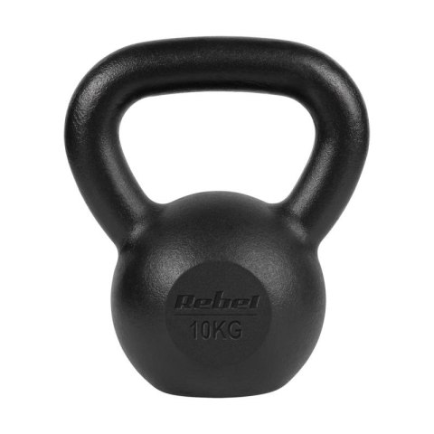 Kettlebell żeliwny 10kg, REBEL ACTIVE Rebel