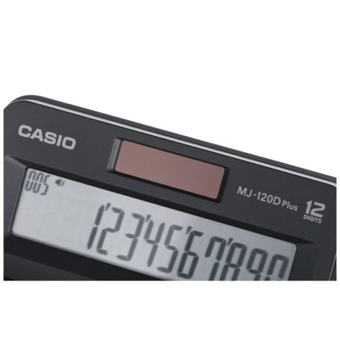 CASIO KALKULATOR BIUROWY MJ-120D PLUS CZARNY, 12 CYFROWY WYŚWIETLACZ CASIO