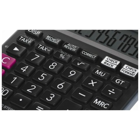 CASIO KALKULATOR BIUROWY MJ-120D PLUS CZARNY, 12 CYFROWY WYŚWIETLACZ CASIO