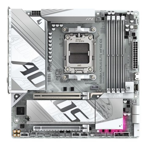 Płyta główna GIGA B850M AORUS ELITE WF6E ICE AM5 DDR5 µATX Gigabyte