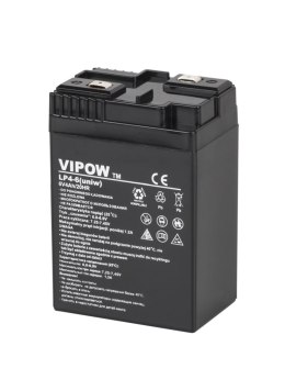 Akumulator żelowy VIPOW 6V 4Ah (uniw.) Vipow