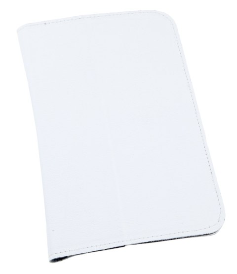 Etui białe dedykowane do Samsung Galaxy Tab P3100 (skóra naturalna) Quer
