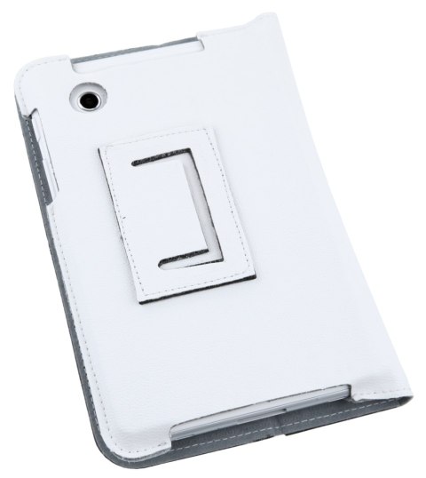 Etui białe dedykowane do Samsung Galaxy Tab P3100 (skóra naturalna) Quer