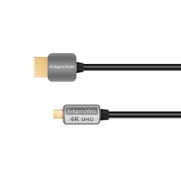 Kabel HDMI - micro HDMI wtyk-wtyk (A-D) 3.0m Kruger&Matz Kruger&Matz