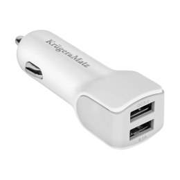 Ładowarka samochodowa Kruger&Matz 2xUSB 3000 mA z funkcją Quick Charge 3.0 Kruger&Matz