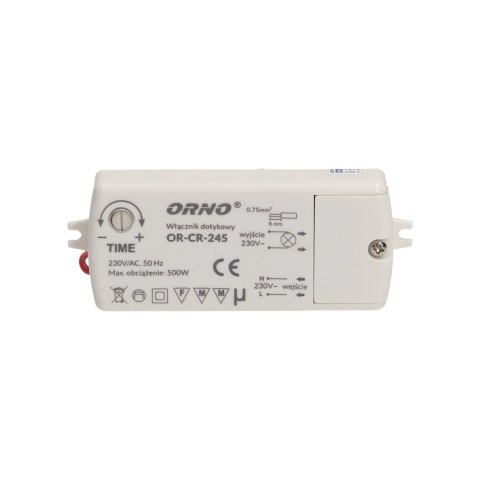 Włącznik dotykowy, IP20, 500W Orno