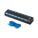 HUB USB 3.0 7 portowy Rebel Rebel