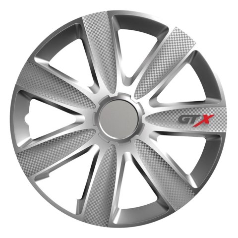 Kołpak samochodowy carbon srebrny gtx 14" cali VERSACO