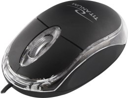 TM102K Mysz przewodowa 3D optyczna USB Raptor czarna Titanum Titanum