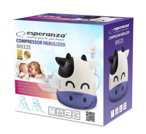ECN001 Esperanza inhalator/nebulizator kompresorowy breeze Esperanza