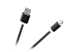 Kabel USB - micro USB M-Life nylon czarny 1m M-LIFE