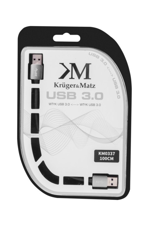 Kabel USB3.0 wtyk - wtyk 1m Kruger&Matz Kruger&Matz