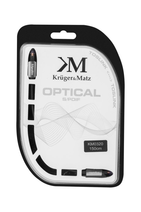 Kabel optyczny toslink-toslink 1.5m Kruger&Matz Kruger&Matz