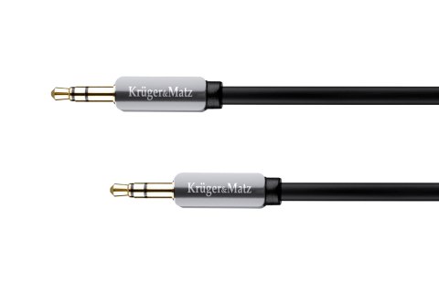 Kabel stereo jack 3.5 wtyk - wtyk 1.5m Kruger&Matz kabel sprężynka Kruger&Matz